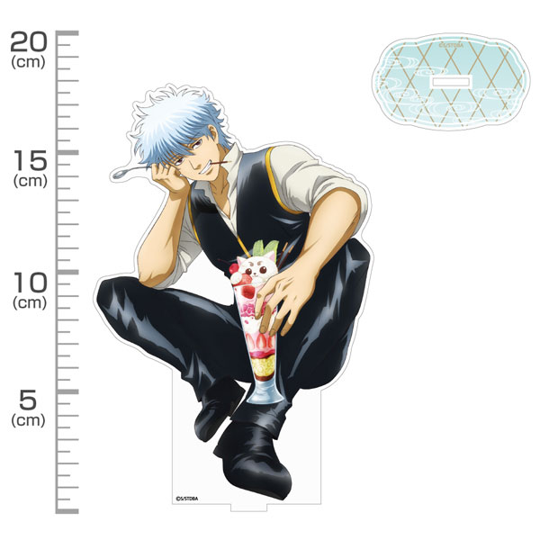 銀魂. 銀さん アクリルスタンド(大)~サボって食う糖分は格別~真選組隊服Ver. - AniSmile