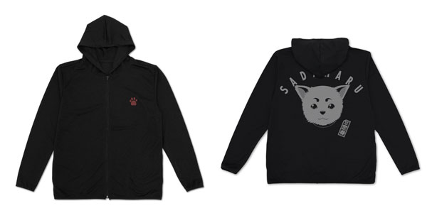 銀魂. 定春フェイス 薄手ドライパーカー/BLACK-L - 公式商品画像 | AniSmile