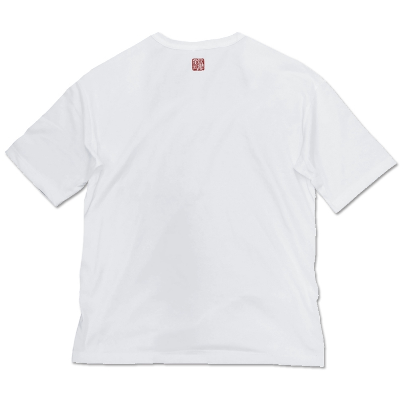 銀魂. 定春フェイス ビッグシルエットTシャツ/WHITE-XL 画像 2 | AniSmile
