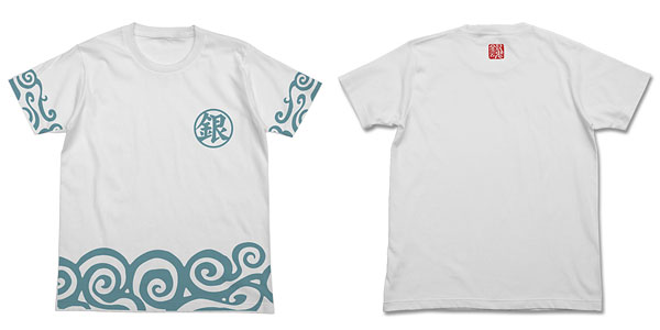 銀魂 リニューアル銀時着物柄Tシャツ/WHITE-L - 公式商品画像 | AniSmile