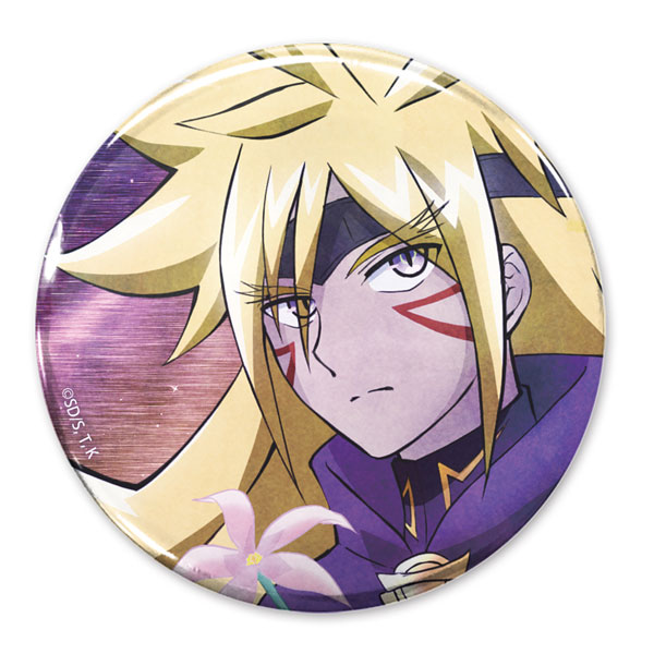 遊☆戯☆王ゴーラッシュ!! 描き下ろし ズウィージョウ 65mm缶バッジ オフモードの決闘者Ver. - AniSmile