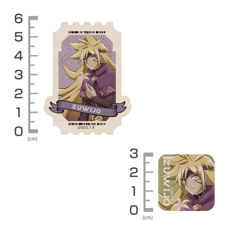 遊☆戯☆王ゴーラッシュ!! 描き下ろし ズウィージョウ ミニステッカーセット オフモードの決闘者Ver. Image 3 | AniSmile