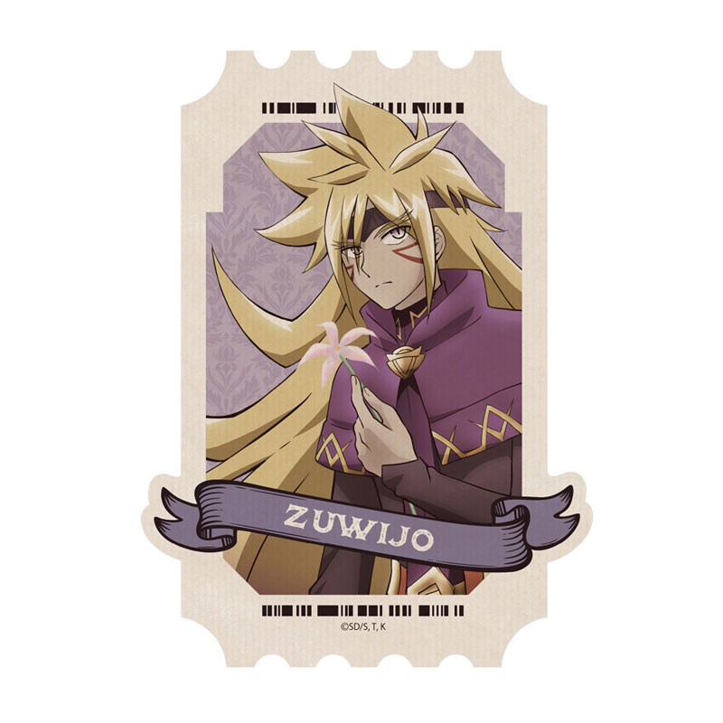 遊☆戯☆王ゴーラッシュ!! 描き下ろし ズウィージョウ 屋外対応ステッカー オフモードの決闘者Ver. Image 2 | AniSmile
