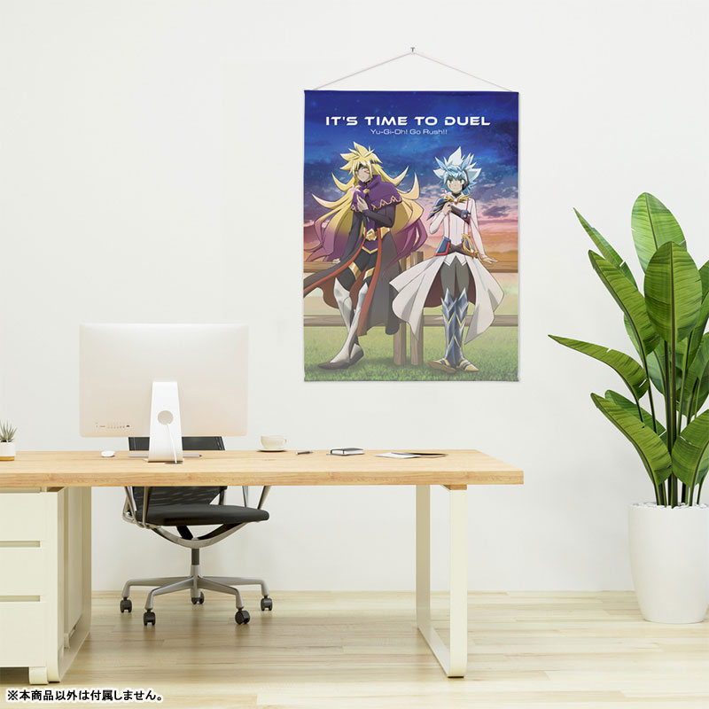 遊☆戯☆王ゴーラッシュ!! 描き下ろし ユウディアス&ズウィージョウ 100cmタペストリー オフモードの決闘者Ver. Image 3 | AniSmile