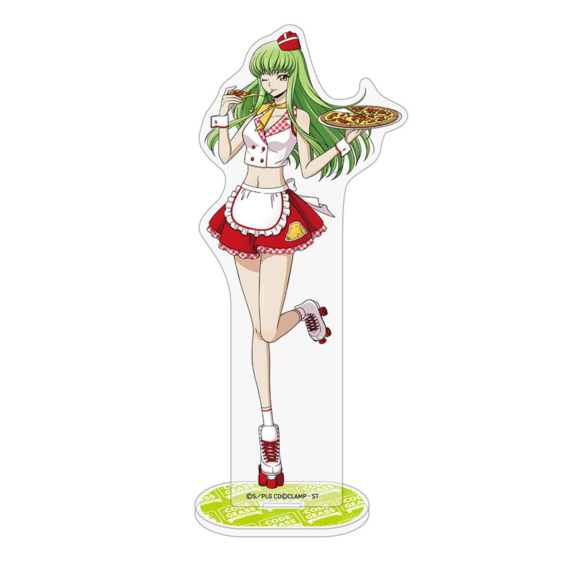 コードギアス 反逆のルルーシュ 描き下ろし C.C. アクリルスタンド(大) アメリカンダイナーVer. 图片 2 | AniSmile
