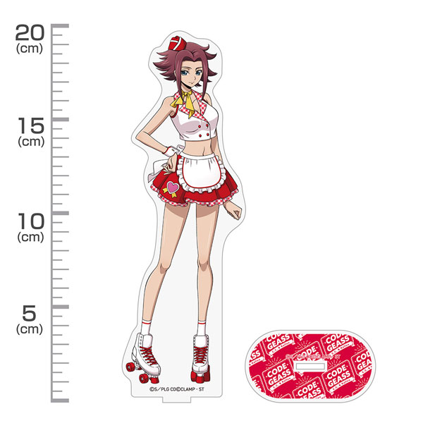 コードギアス 反逆のルルーシュ 描き下ろし 紅月カレン アクリルスタンド(大) アメリカンダイナーVer. - AniSmile