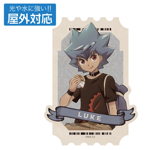 遊☆戯☆王SEVENS 描き下ろし ルーク 屋外対応ステッカー オフモードの決闘者Ver. - 官方商品图片 | AniSmile