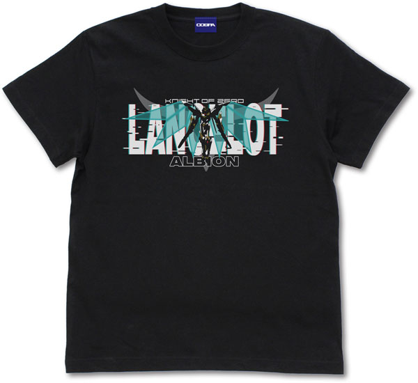 コードギアス 反逆のルルーシュ ランスロット・アルビオン Tシャツ/BLACK-XL - 公式商品画像 | AniSmile