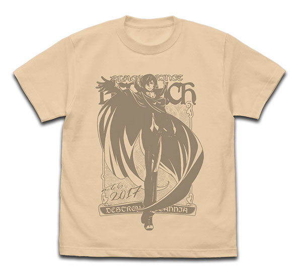 コードギアス 反逆のルルーシュ ルルーシュ Tシャツ/LIGHT BEIGE-L - 公式商品画像 | AniSmile