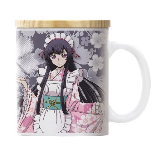 コードギアス 奪還のロゼ 描き下ろし サクヤ&キャサリン フタ付きフルカラーマグカップ 和風メイドVer. 图片 2 | AniSmile