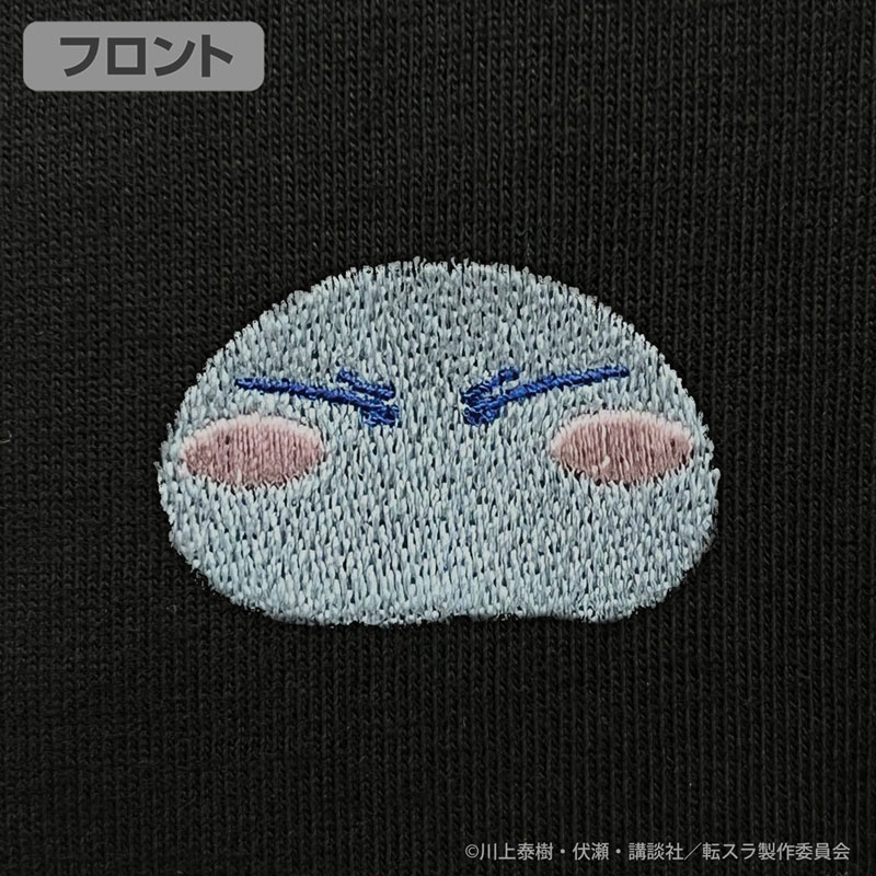 転生したらスライムだった件 リムル様 ワンポイント刺繍Tシャツ/BLACK-XL 画像 3 | AniSmile