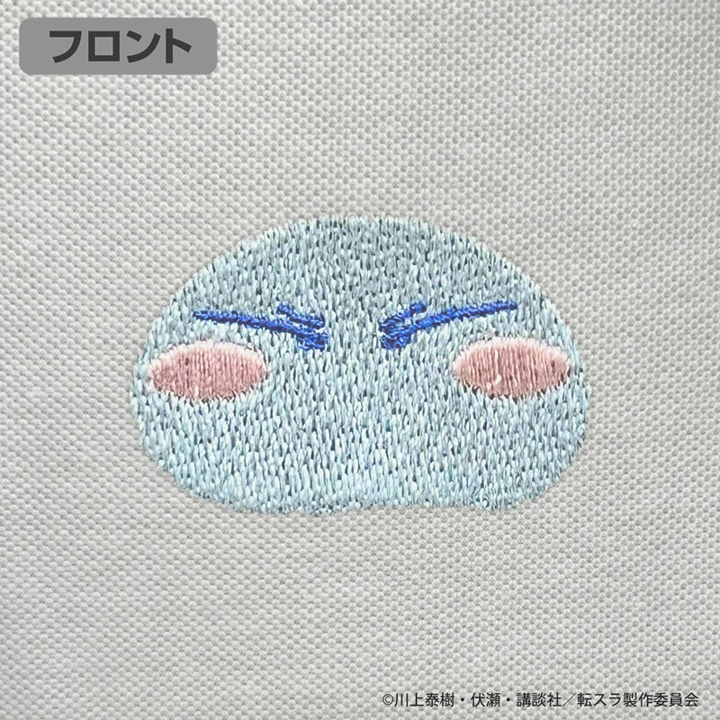 転生したらスライムだった件 リムル様 ワンポイント刺繍ポロシャツ/GRAY-XL 画像 3 | AniSmile
