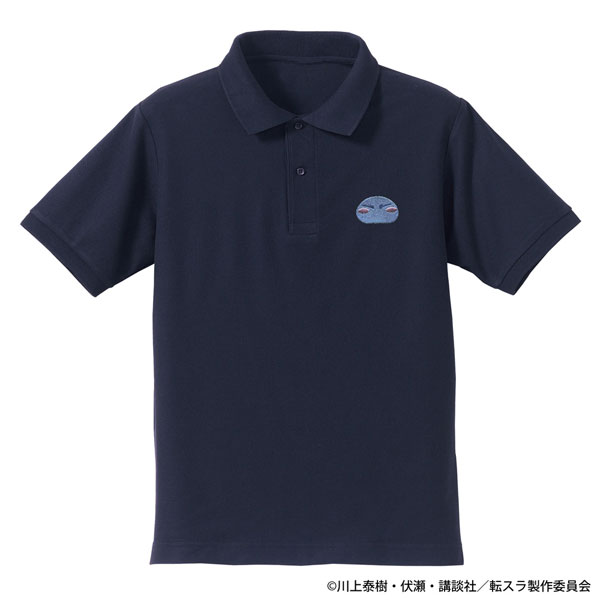 転生したらスライムだった件 リムル様 ワンポイント刺繍ポロシャツ/NAVY-XL - 公式商品画像 | AniSmile