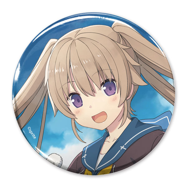 蒼の彼方のフォーリズム 有坂真白 65mm缶バッジ Beyond the sky Ver. - AniSmile