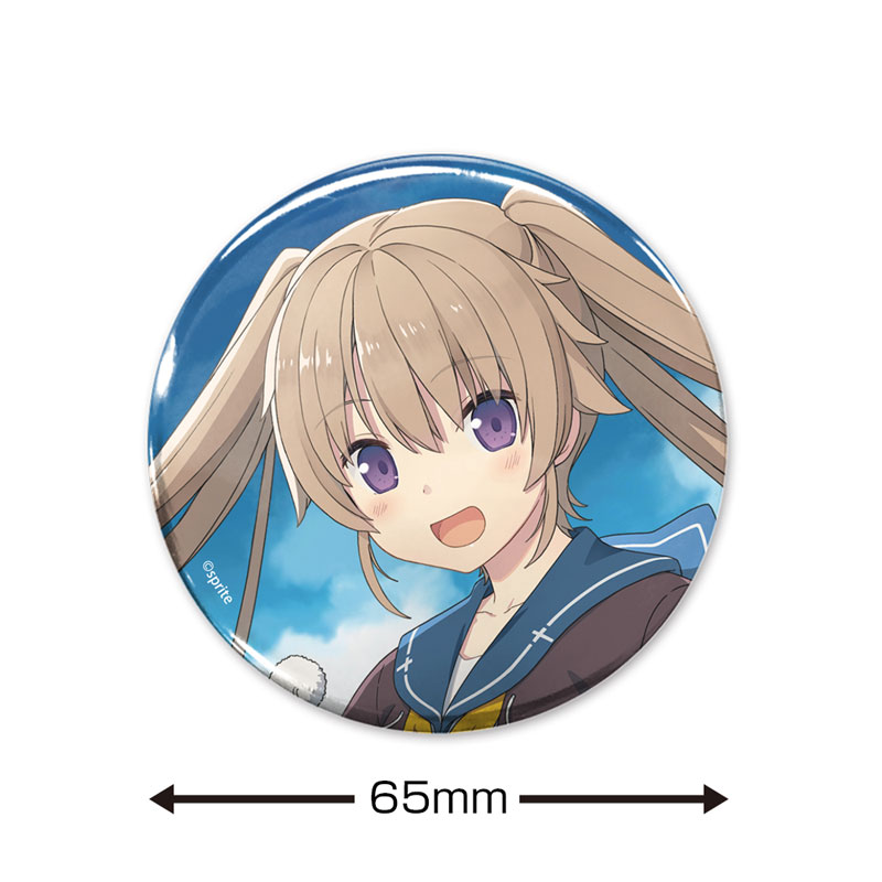 蒼の彼方のフォーリズム 有坂真白 65mm缶バッジ Beyond the sky Ver. 图片 2 | AniSmile