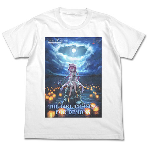 Summer Pockets REFLECTION BLUE 神山 識 フルカラーTシャツ/WHITE-M - 公式商品画像 | AniSmile