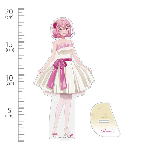 わたしが恋人になれるわけないじゃん、ムリムリ!(※ムリじゃなかった!?) 描き下ろし 甘織れな子 アクリルスタンド(大) パーティドレス. - 公式商品画像 | AniSmile