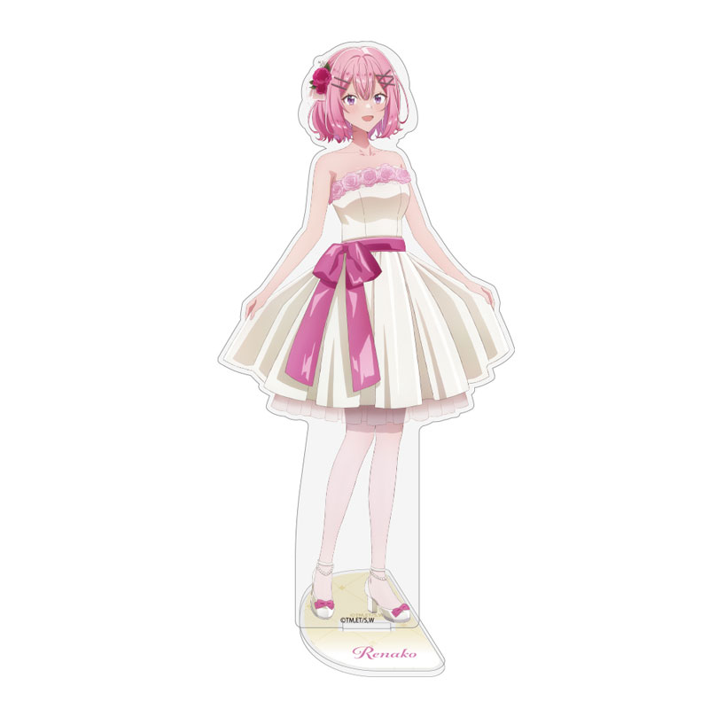 わたしが恋人になれるわけないじゃん、ムリムリ!(※ムリじゃなかった!?) 描き下ろし 甘織れな子 アクリルスタンド(大) パーティドレス. 画像 2 | AniSmile