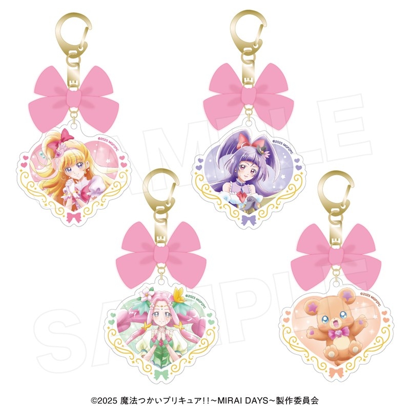 魔法つかいプリキュ リボン付きアクリルキーホルダー(ハートフルリボン)キュアマジカル 画像 2 | AniSmile