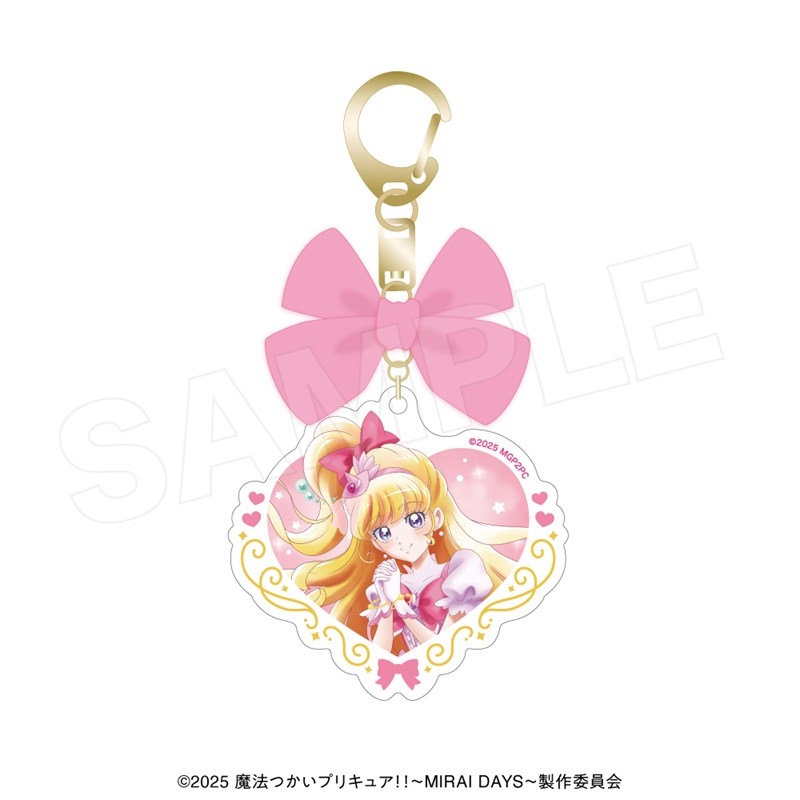魔法つかいプリキュ リボン付きアクリルキーホルダー(ハートフルリボン)キュアミラクル - 公式商品画像 | AniSmile