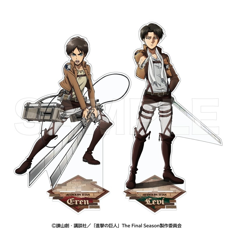 進撃の巨人 ビッグアクリルスタンド エレン 画像 2 | AniSmile