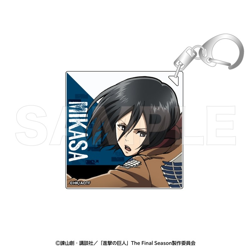 進撃の巨人 アクリルキーホルダー ミカサ - 公式商品画像 | AniSmile