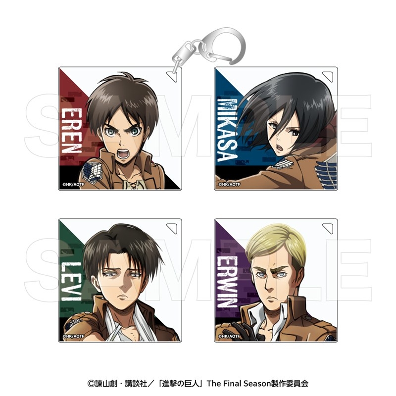 進撃の巨人 アクリルキーホルダー エレン 画像 2 | AniSmile