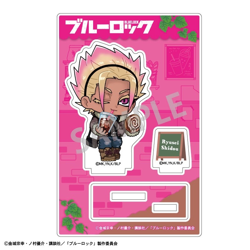 ブルーロック ミニアクリルスタンド 士道龍聖/焼きたてパンとテイクアウトドリンク 描き起こし 画像 2 | AniSmile