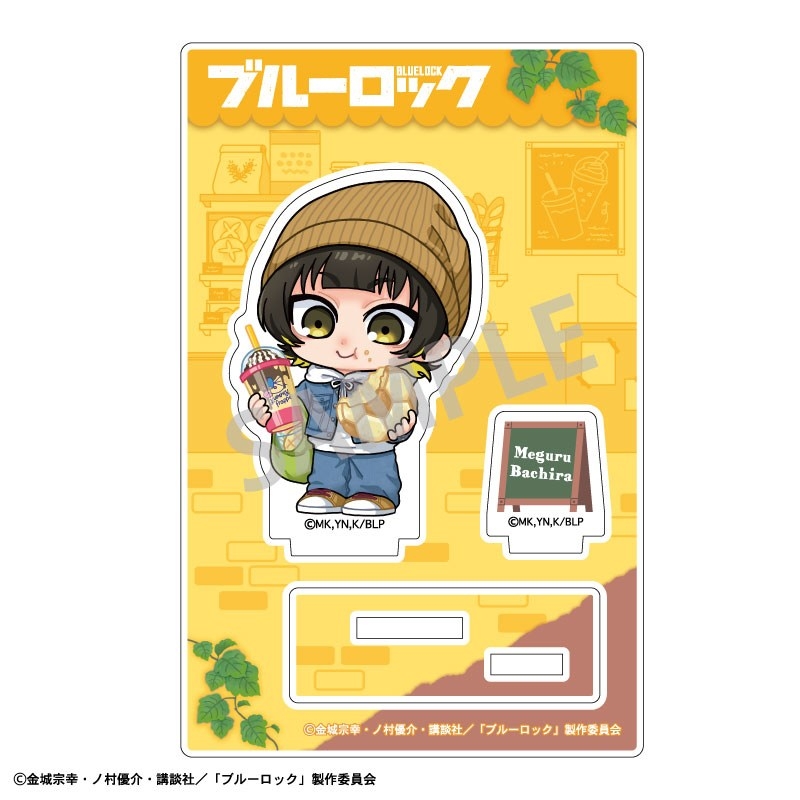 ブルーロック ミニアクリルスタンド 蜂楽 廻/焼きたてパンとテイクアウトドリンク 描き起こし 画像 2 | AniSmile