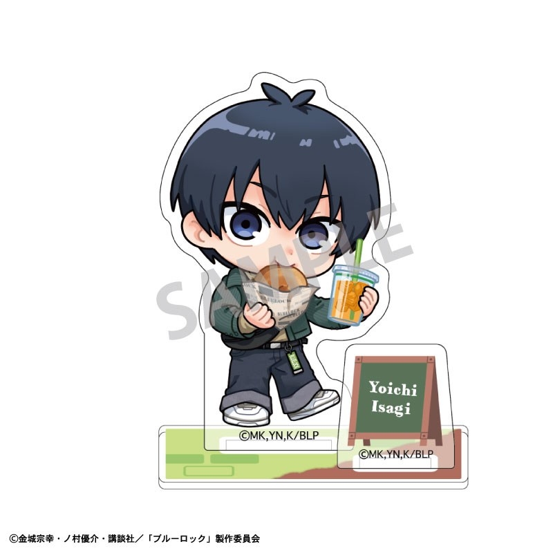 ブルーロック ミニアクリルスタンド 潔 世一/焼きたてパンとテイクアウトドリンク 描き起こし - 公式商品画像 | AniSmile