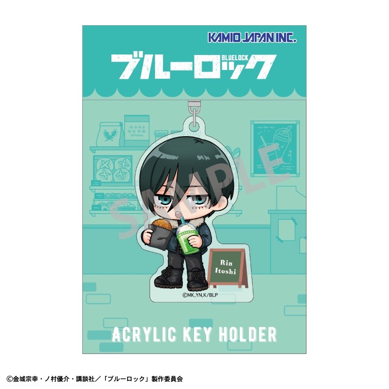 ブルーロック アクリルキーホルダー 糸師 凛/焼きたてパンとテイクアウトドリンク 描き起こし 画像 2 | AniSmile