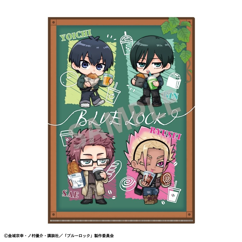 ブルーロック A4シングルクリアファイル A/焼きたてパンとテイクアウトドリンク 描き起こし - 公式商品画像 | AniSmile