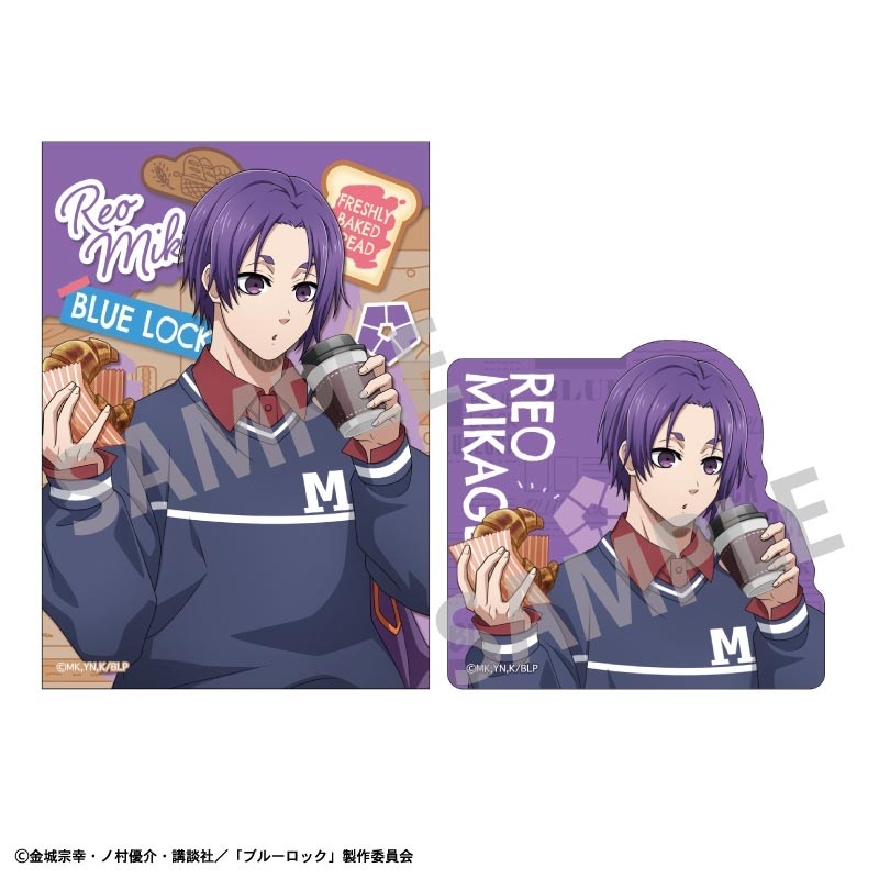 ブルーロック ステッカーセット 御影 玲王/焼きたてパンとテイクアウトドリンク - 公式商品画像 | AniSmile