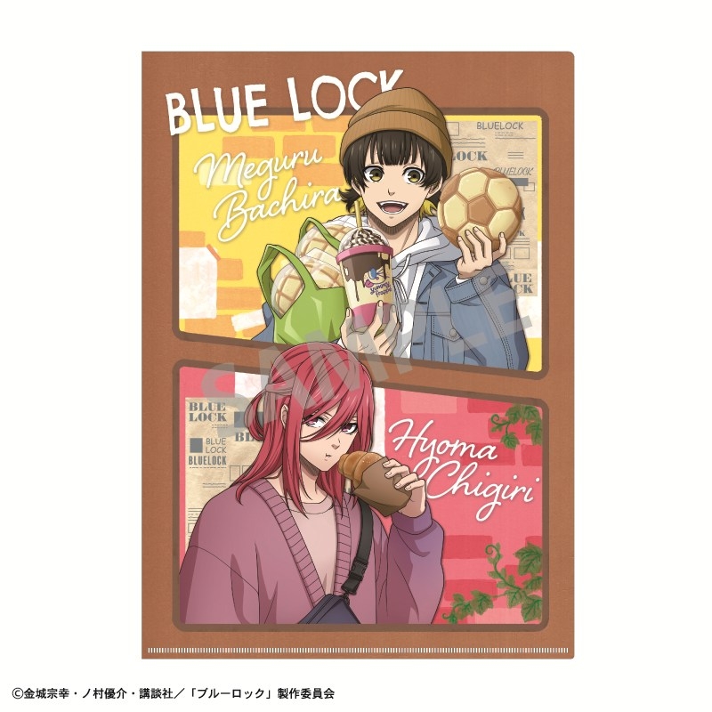 ブルーロック A4シングルクリアファイル 蜂楽 廻&千切 豹馬/焼きたてパンとテイクアウトドリンク - 公式商品画像 | AniSmile