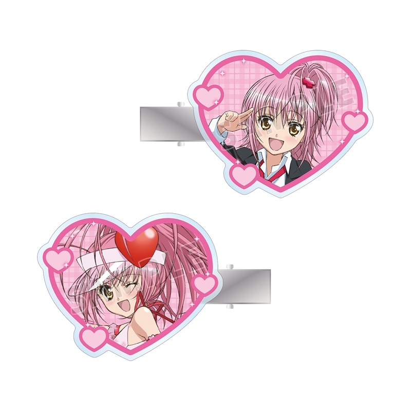 TVアニメ『しゅごキャラ!』 日奈森 あむ&アミュレットハート アクリルヘアクリップ2個セット - 公式商品画像 | AniSmile