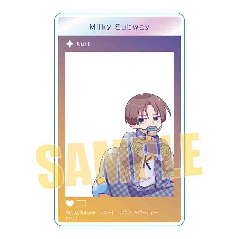 アクリルカード アニメ『銀河特急 ミルキー☆サブウェイ』/カート(パジャマパーティー) - 公式商品画像 | AniSmile