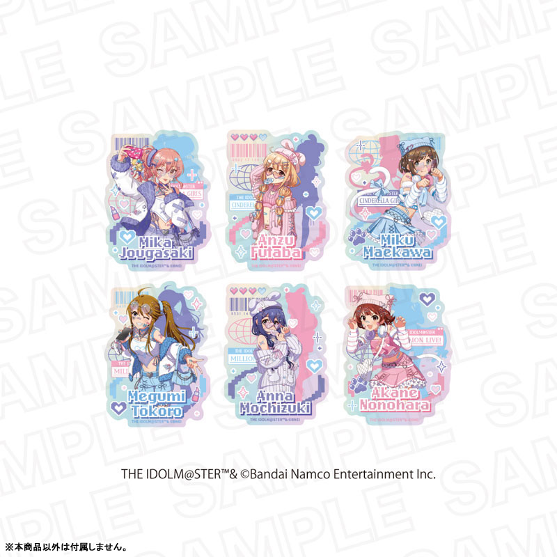 アイドルマスター シンデレラガールズ×アイドルマスター ミリオンライブ! オーロラステッカー 双葉 杏 画像 2 | AniSmile