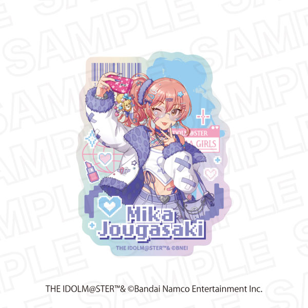 アイドルマスター シンデレラガールズ×アイドルマスター ミリオンライブ! オーロラステッカー 城ヶ崎 美嘉 - 公式商品画像 | AniSmile