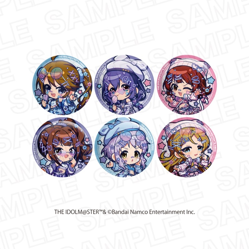 アイドルマスター シンデレラガールズ×アイドルマスター ミリオンライブ! トレーディングミニキャラ缶バッジ ミリオンライブ! - 公式商品画像 | AniSmile