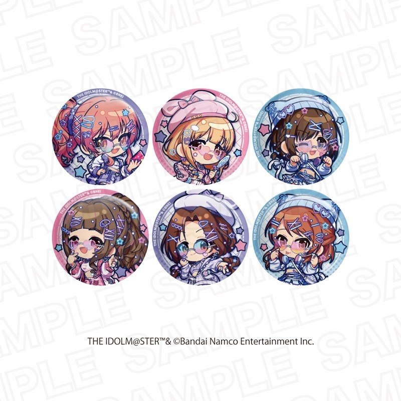 アイドルマスター シンデレラガールズ×アイドルマスター ミリオンライブ! トレーディングミニキャラ缶バッジ シンデレラガールズ - 公式商品画像 | AniSmile