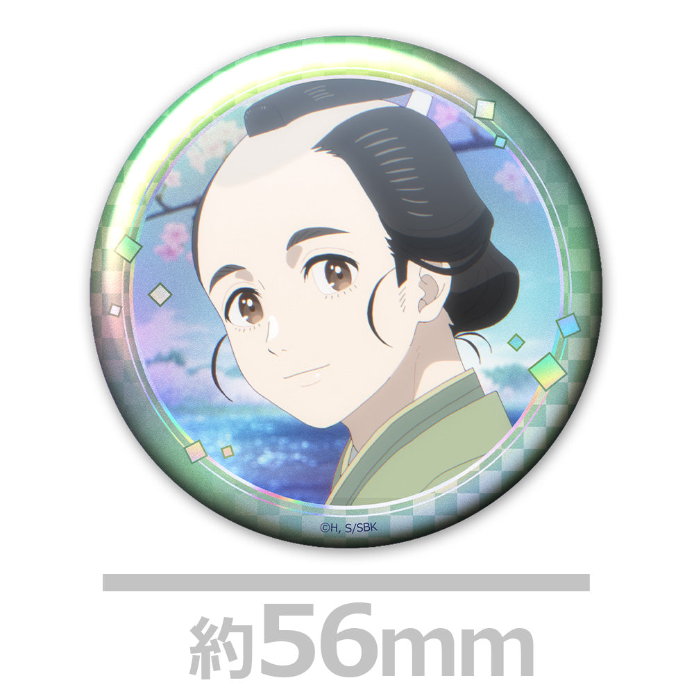 しゃばけ ホログラム缶バッジ3個セット 一太郎&仁吉&佐助 画像 2 | AniSmile