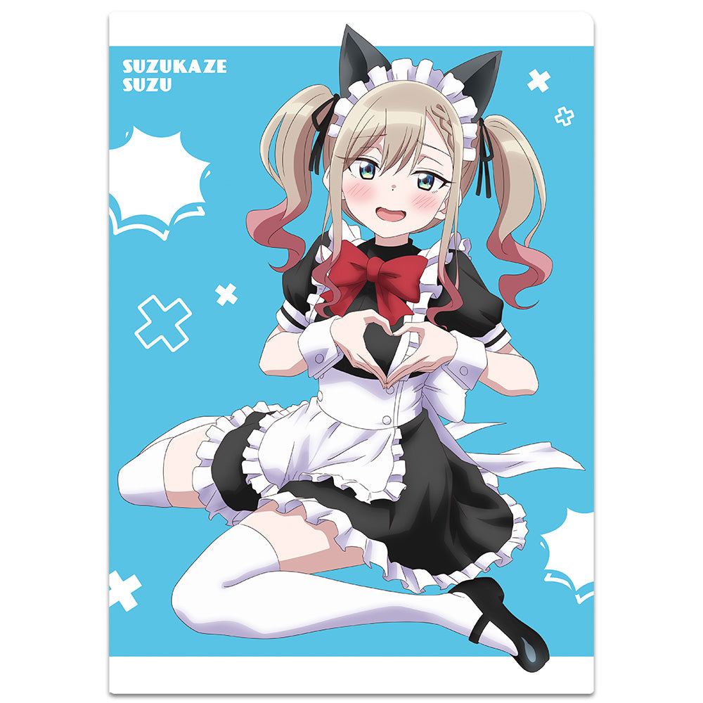 ばっどがーる クリアファイル 涼風涼 猫耳メイドver. Image 2 | AniSmile