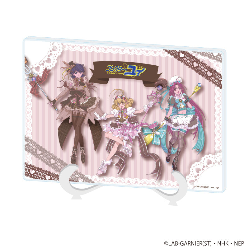 アクリルアートボード(A5サイズ)「コレクター・ユイ」01/集合デザイン(描き下ろしイラスト) - 公式商品画像 | AniSmile