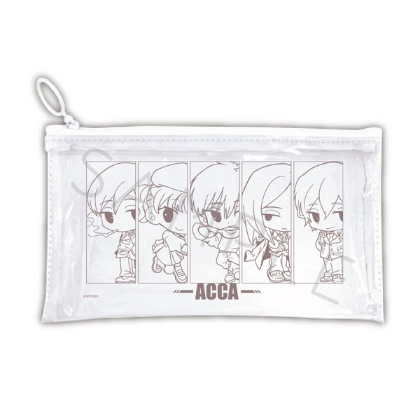 「ACCA13区監察課」 フラットクリアポーチ デザインB - 公式商品画像 | AniSmile