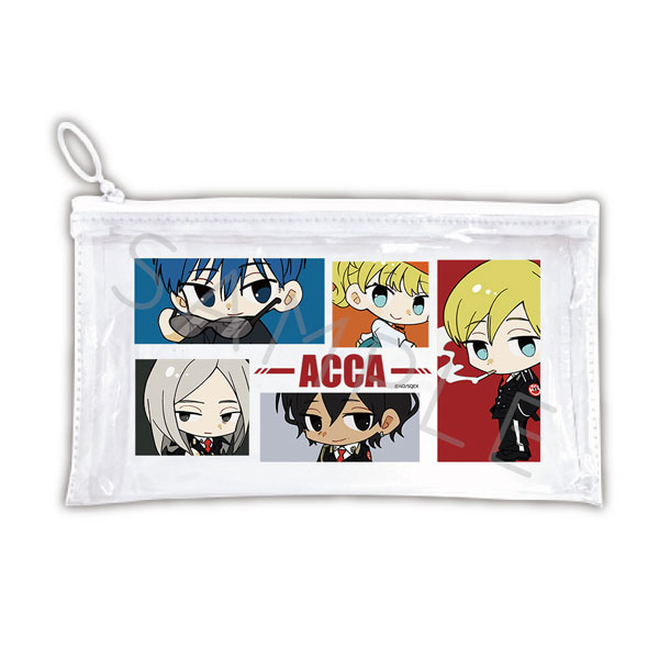 「ACCA13区監察課」 フラットクリアポーチ デザインA - 公式商品画像 | AniSmile