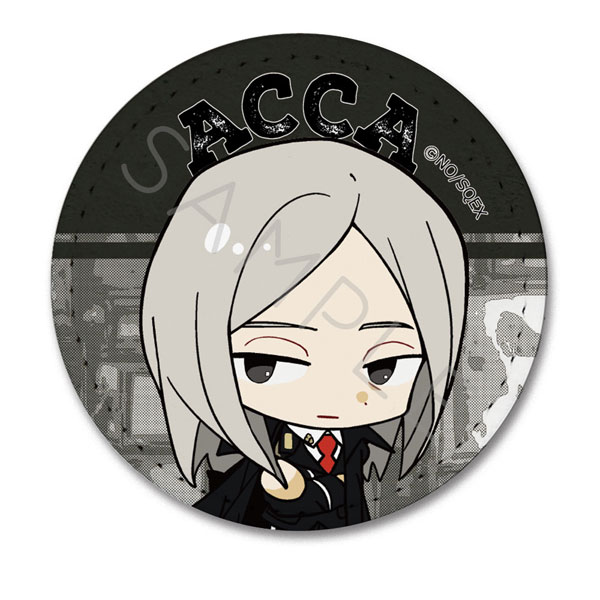 「ACCA13区監察課」 レザーバッジ(丸形) D(グロッシュラー) - 公式商品画像 | AniSmile