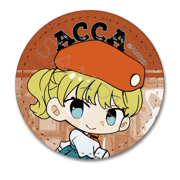 「ACCA13区監察課」 レザーバッジ(丸形) B(ロッタ) - 公式商品画像 | AniSmile
