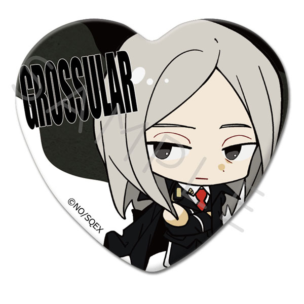 「ACCA13区監察課」 ハート型缶バッジ D(グロッシュラー) - 公式商品画像 | AniSmile