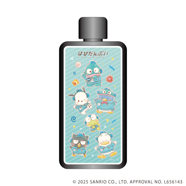 フレームスクエアボトル「はぴだんぶい」03/集合デザイン(グラフアートイラスト) - 公式商品画像 | AniSmile