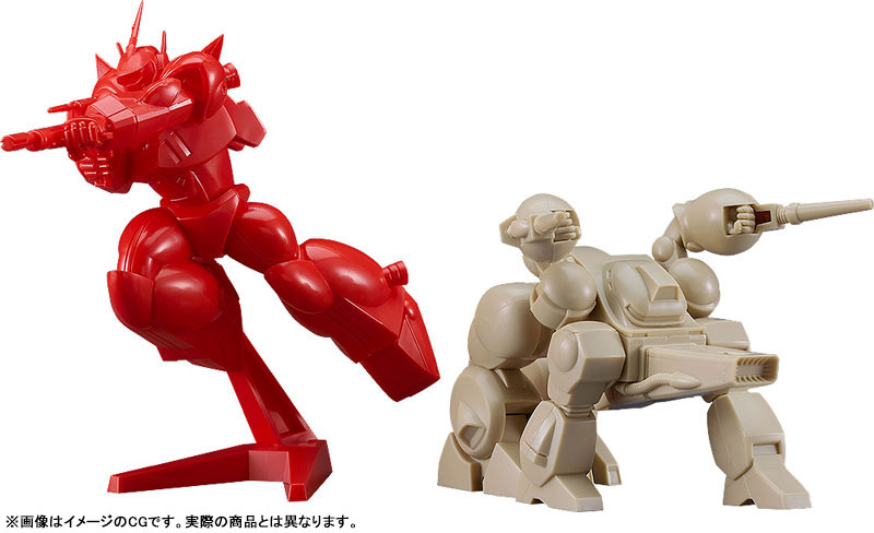 プラモデル・模型 銀河漂流バイファム PLAMAX MF-82 minimum factory ネオファム&ディゾ ラウンドバーニアンカラーVer. 图片 2 | AniSmile